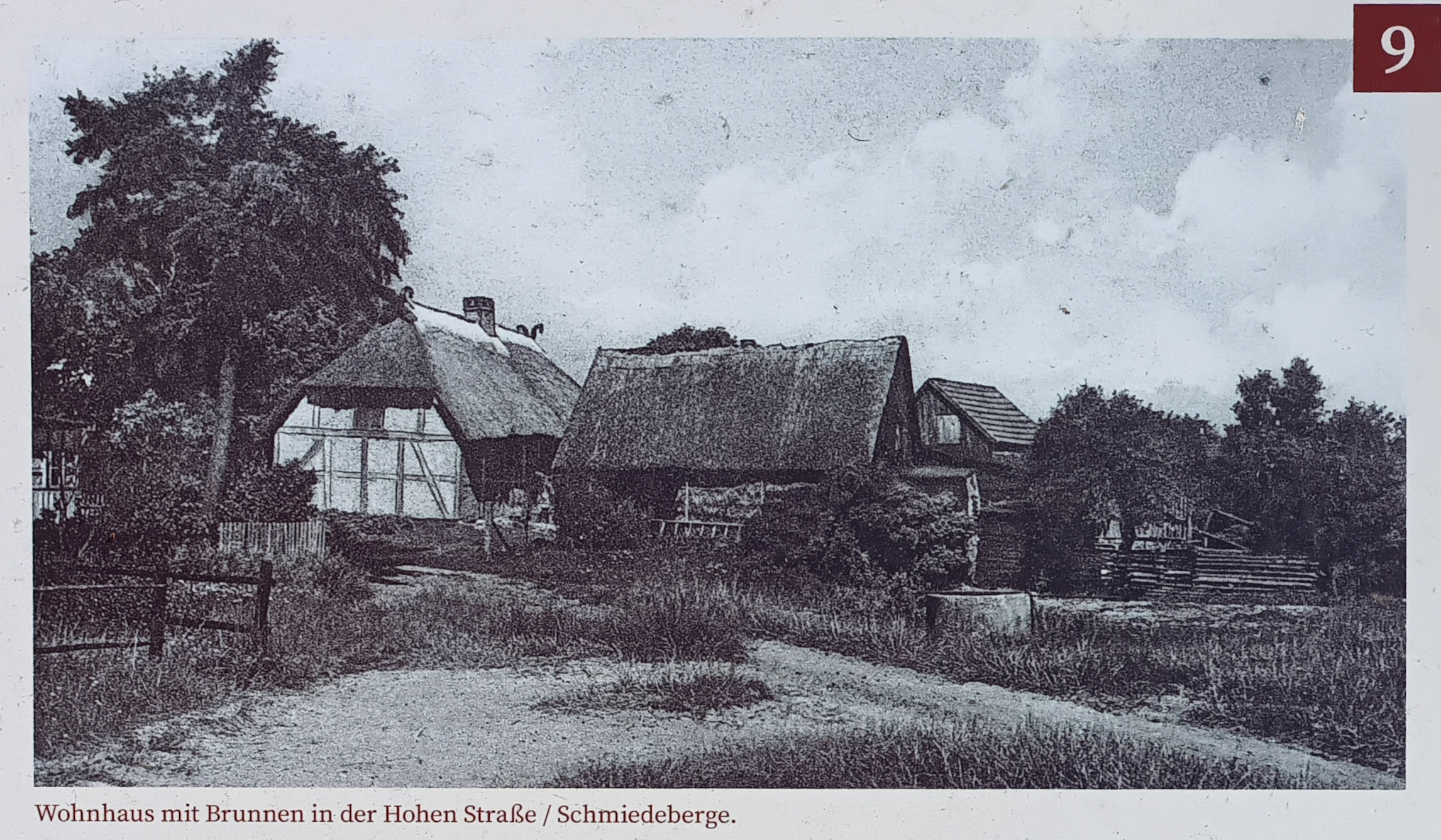 Haus mit Brunnen Hohe Str. Prerow 1872